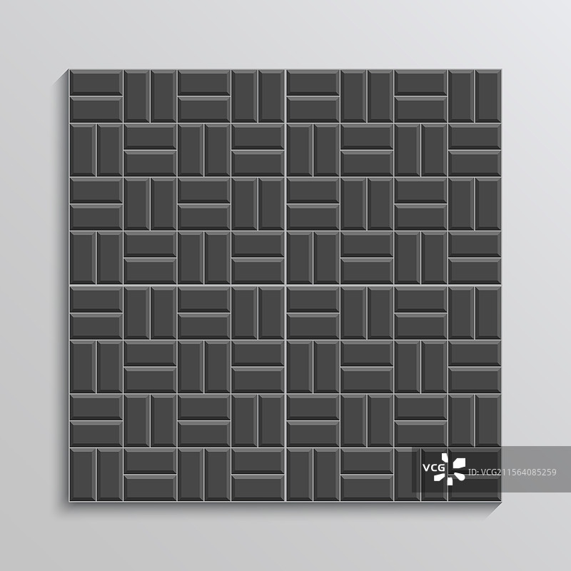 无缝砖纹理黑色铺地复古风格图片素材