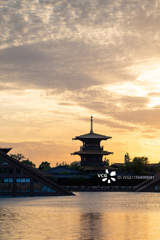 上海松江广富林景色图片素材