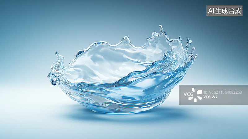 【AI数字艺术】水滴漩涡抽象元素图片素材
