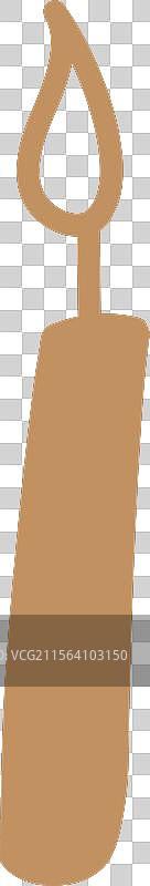 手绘蜡烛图片素材