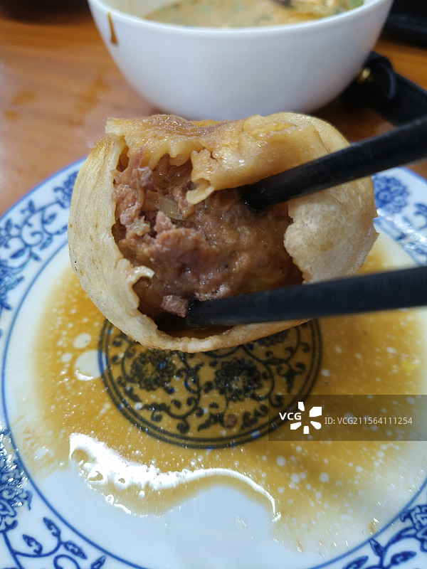 北京门钉肉饼图片素材