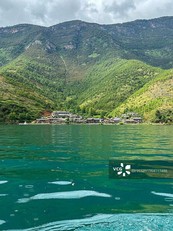 云南丽江泸沽湖图片素材
