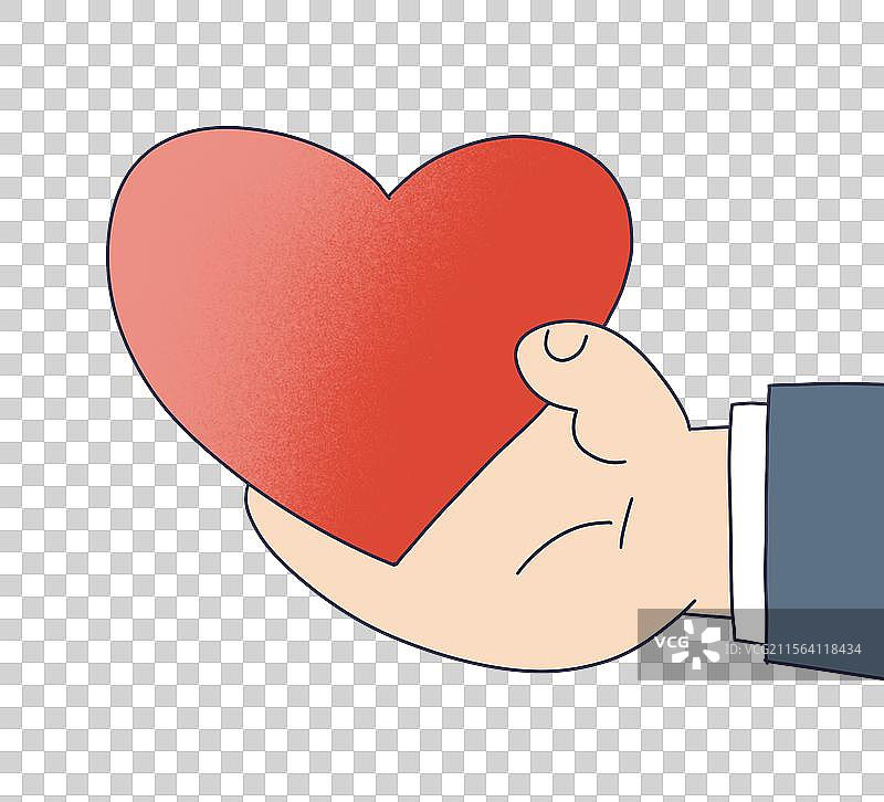 献爱心的手势图片素材