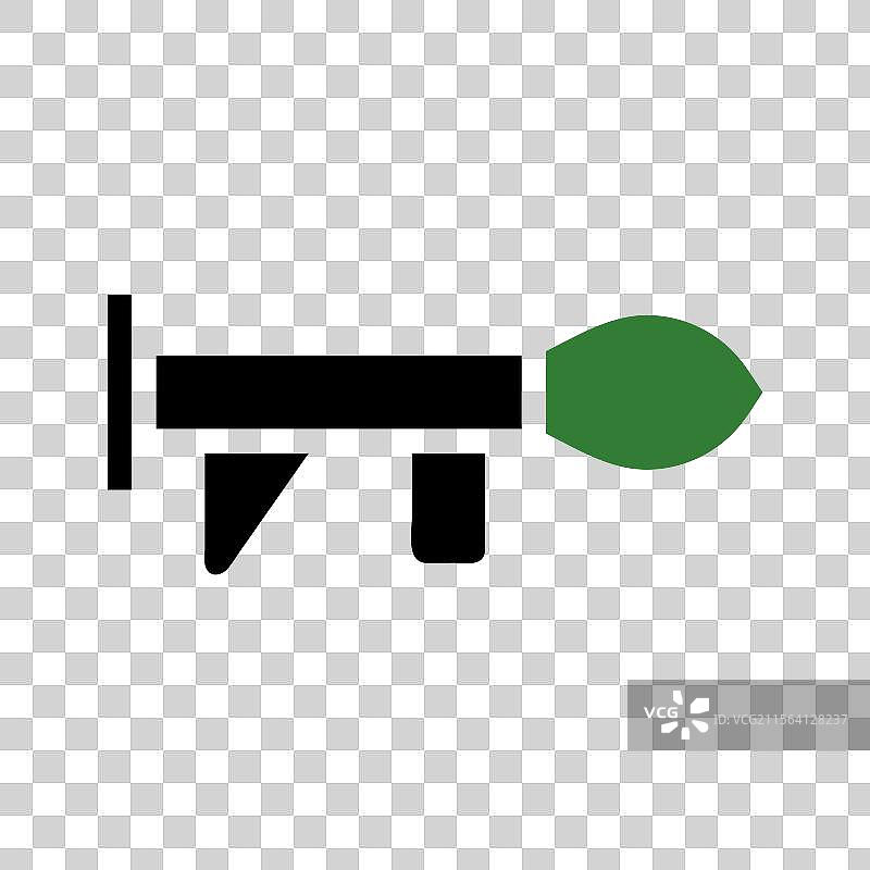 黑色火箭的抽象图像图片素材