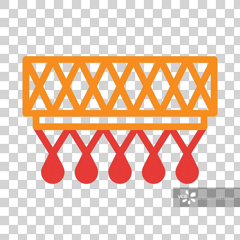 装饰性格栅与 ornamental droplets图片素材