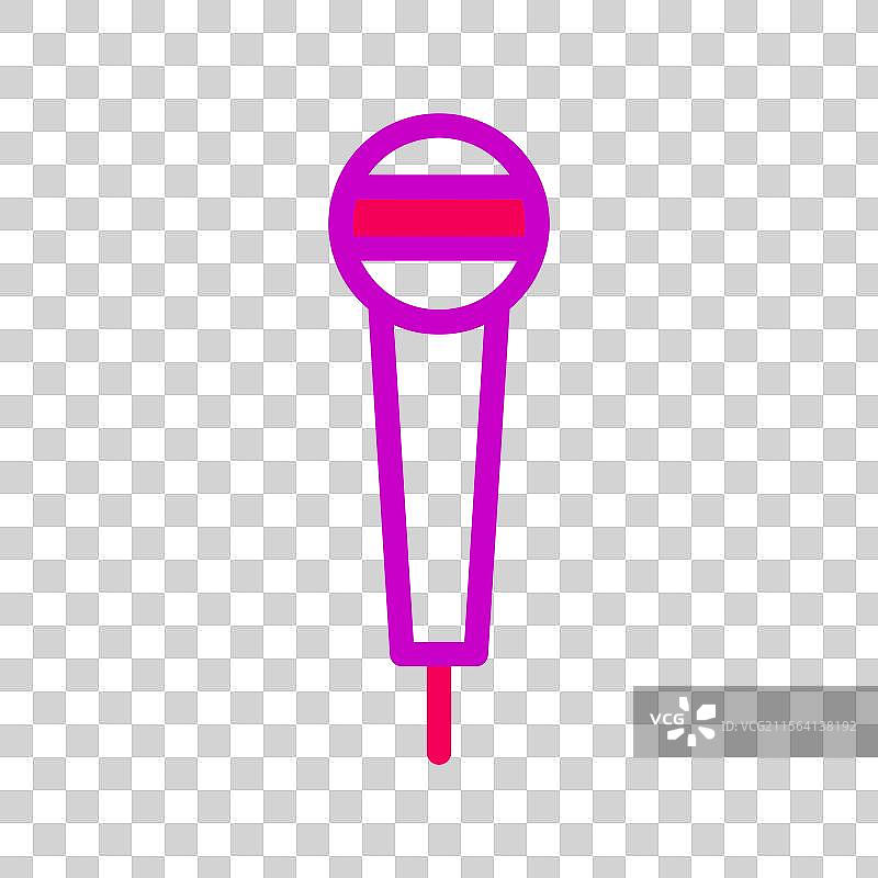 极简主义麦克风设计图片素材