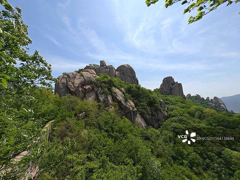 五莲山光明寺望海峰景区风景图片素材