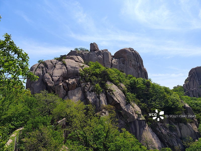 五莲山光明寺望海峰景区风景图片素材