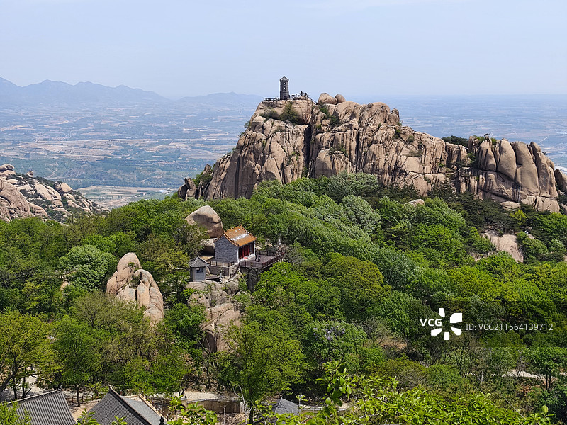 五莲山光明寺望海峰景区风景图片素材