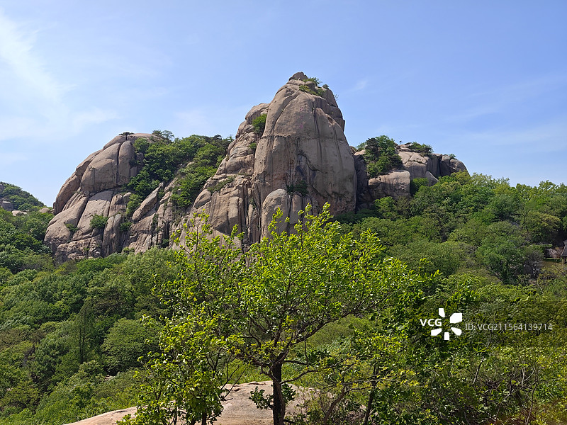 五莲山光明寺望海峰景区风景图片素材