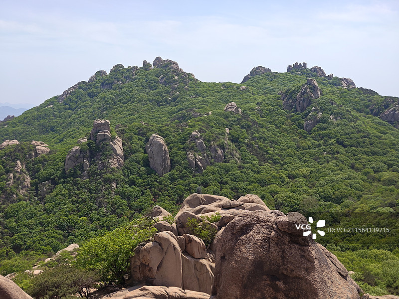 五莲山光明寺望海峰景区风景图片素材