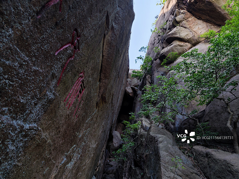 五莲山光明寺望海峰景区风景图片素材