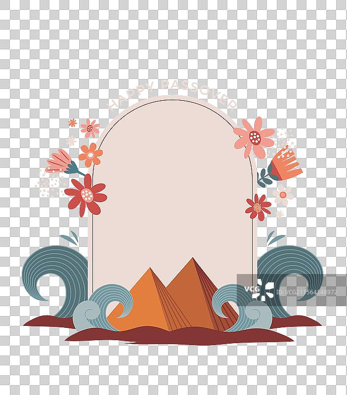 快乐的逾越节背景横幅和海报图片素材