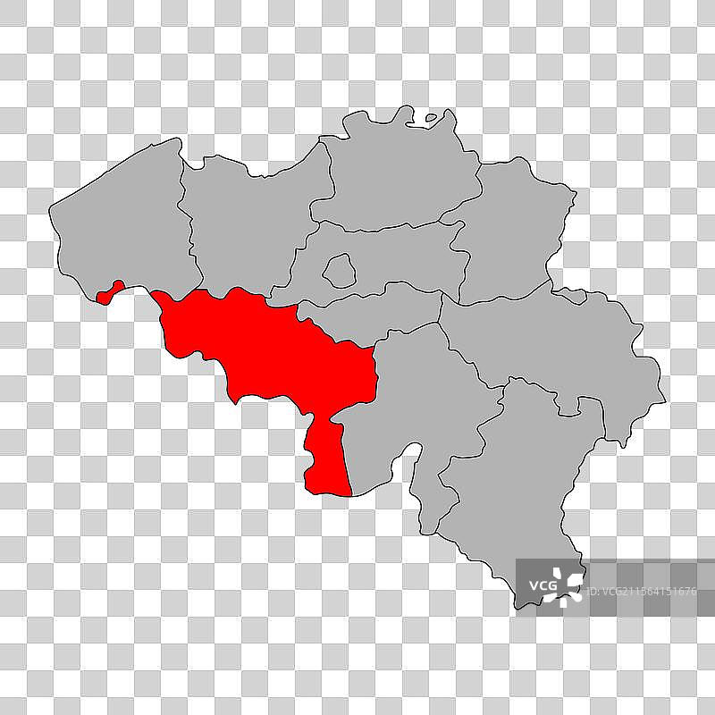 比利时哈伊诺特地图符号旅行网页平面设计图片素材