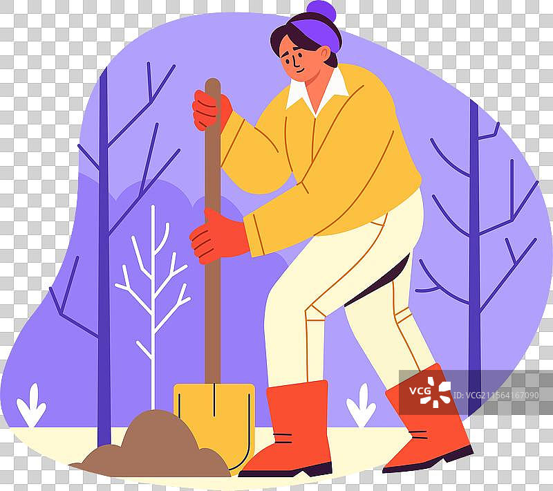 公寓里的女性环保活动家图片素材