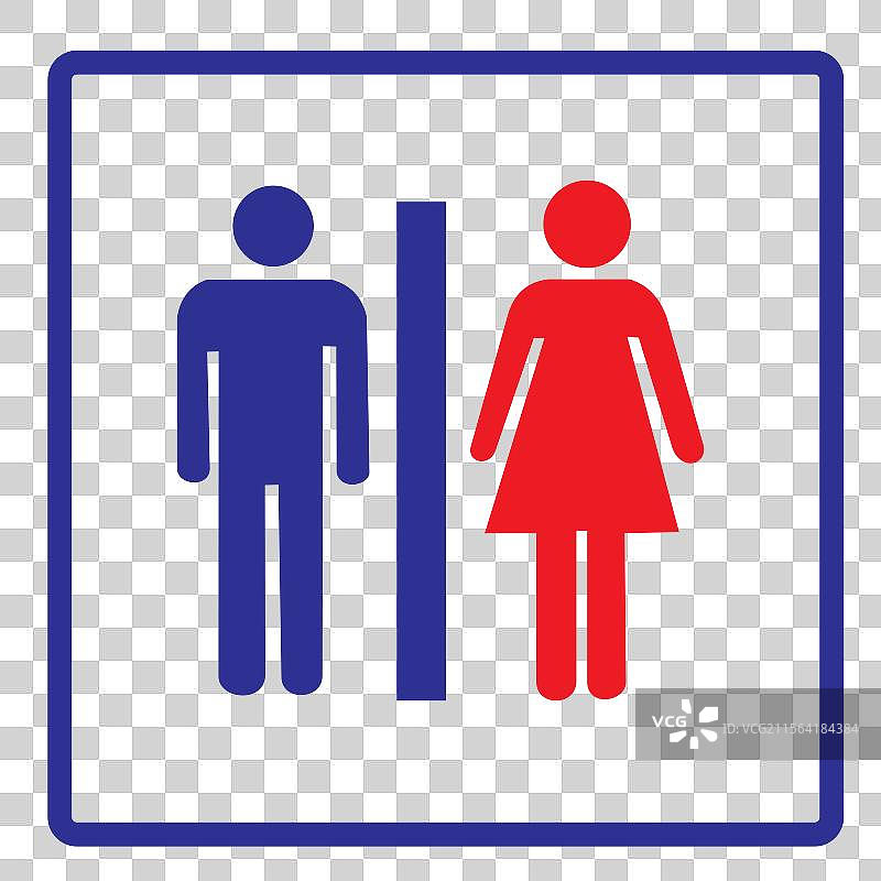公共厕所男女性别标识图标图片素材