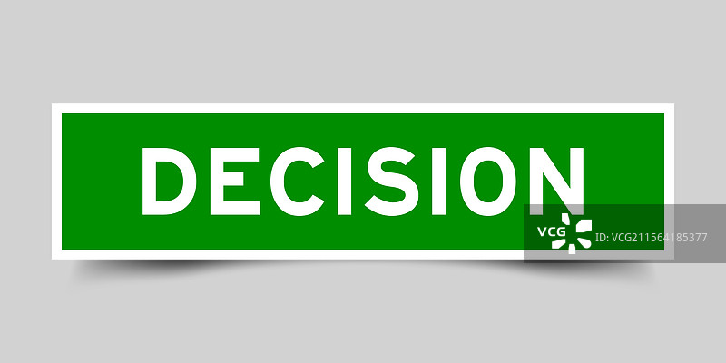 绿色方形贴纸标签，上面有文字图片素材