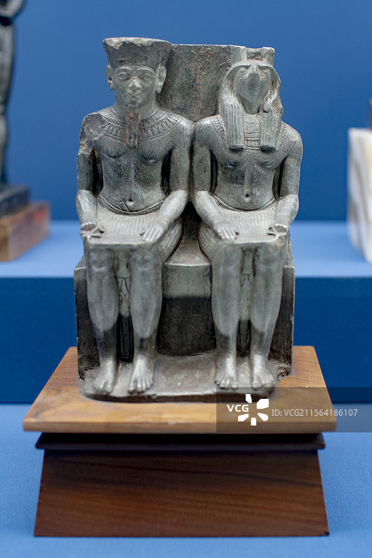 普塔大祭司夫妻像静物图片素材