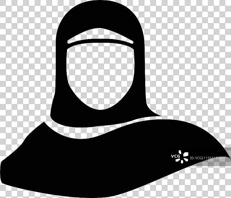 伊斯兰女性图标图片素材