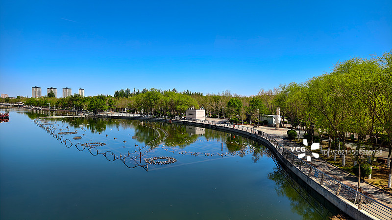 克拉玛依河景区图片素材