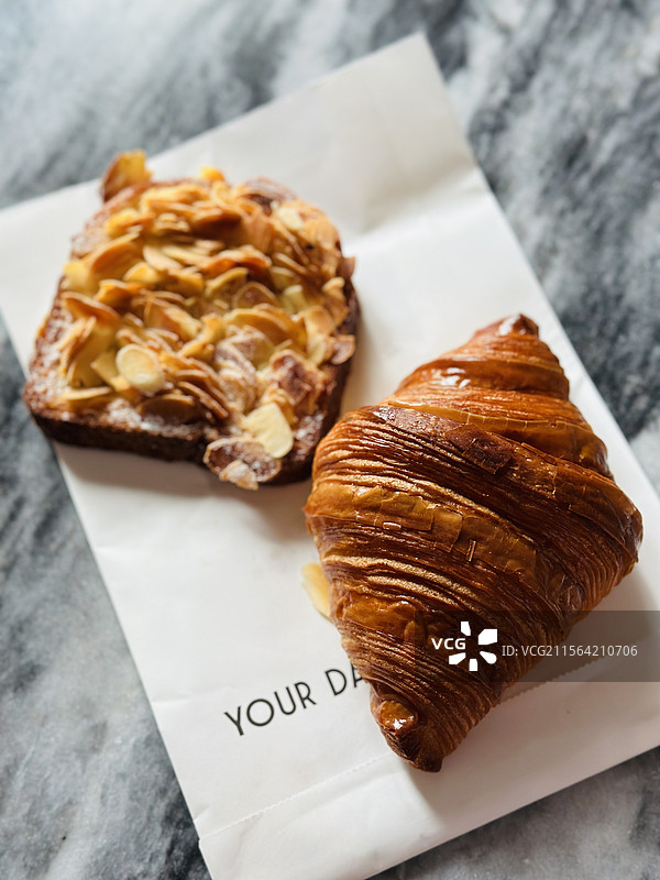 家常早餐法式面包图片素材