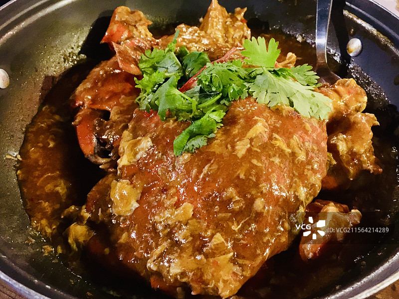 新加坡美味珍宝胡椒蟹图片素材