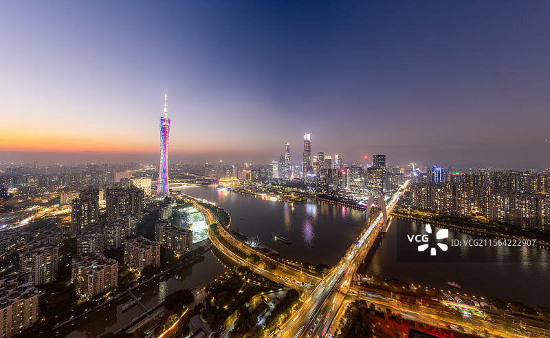 广东省广州市广州塔珠江新城图片素材