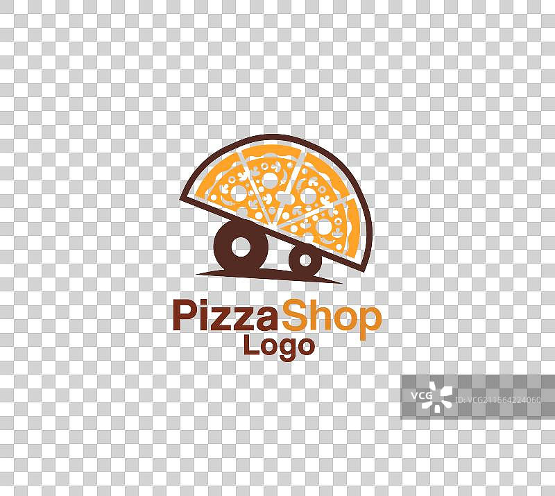 比萨店标志设计图片素材