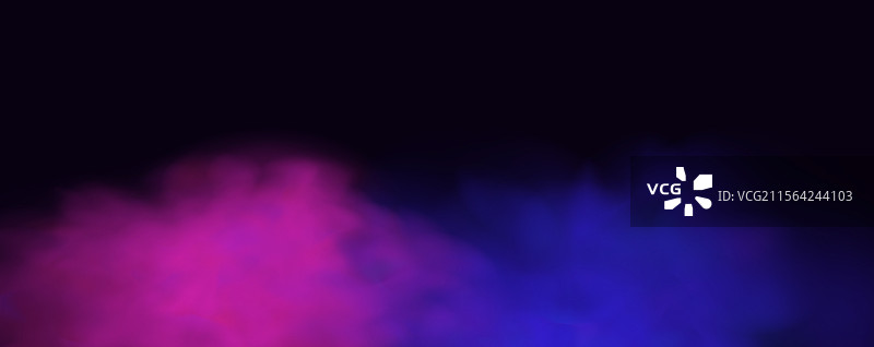 梦幻的紫色霓虹云彩图片素材
