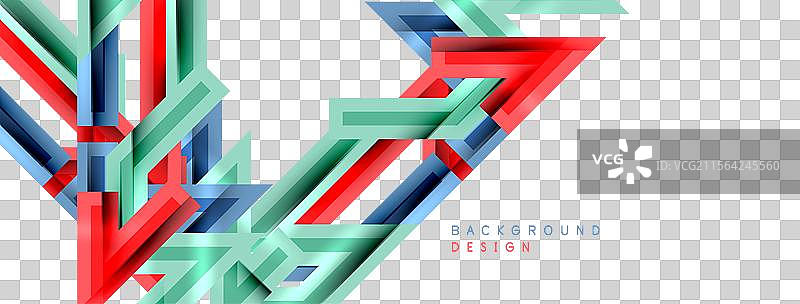 动态几何抽象背景中的锯齿线条图片素材