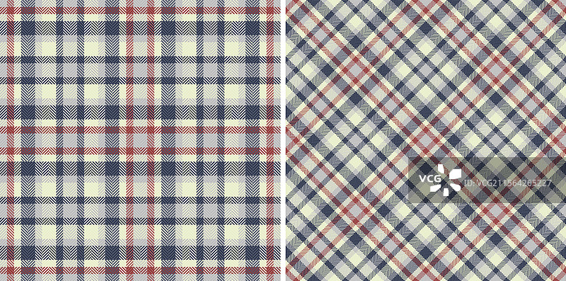无缝的格子花纹纹理检查图片素材