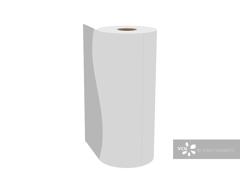 简约风格的纸巾卷图片素材