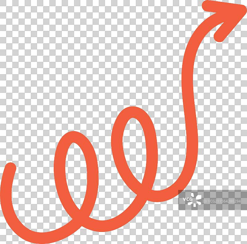 抽象的线条箭头环绕艺术运动流动图片素材