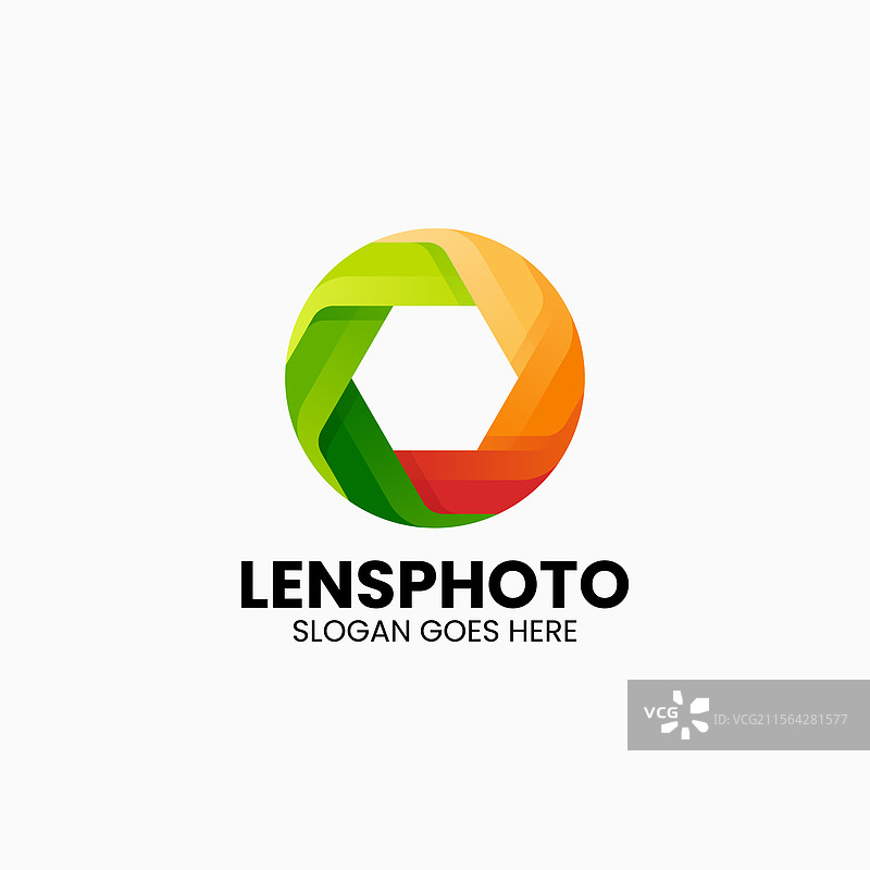 镜头照片渐变彩色标志图片素材
