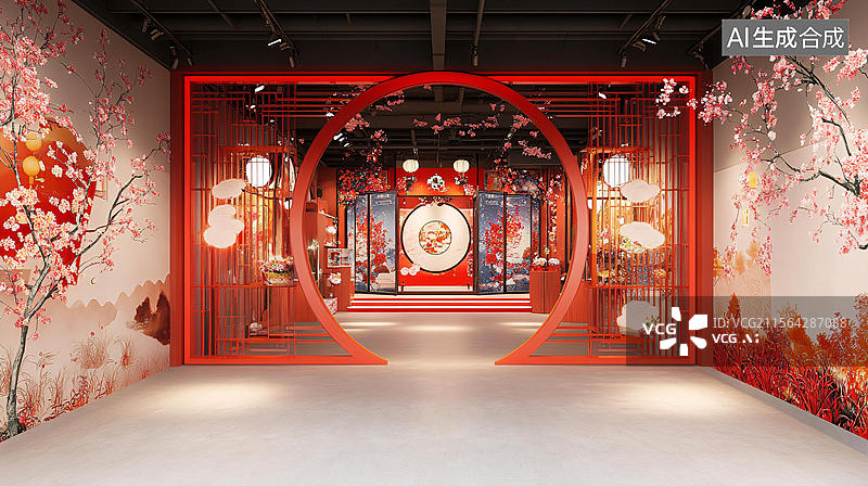 【AI数字艺术】川剧文化展示设计图片素材