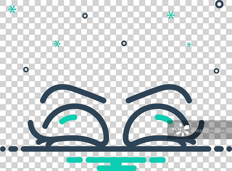 闭着的眼睛图片素材