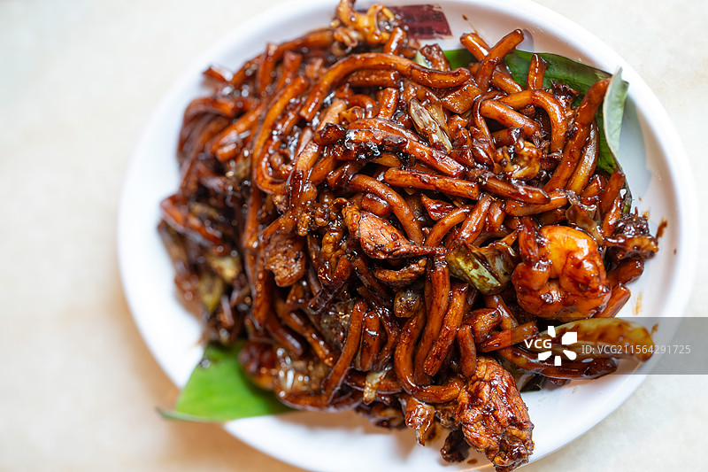 马来西亚吉隆坡华人美食：福建面图片素材