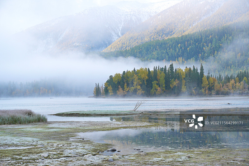 喀纳斯图片素材