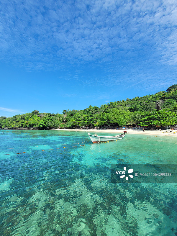 普吉岛旅行 皇帝岛 珊瑚岛图片素材