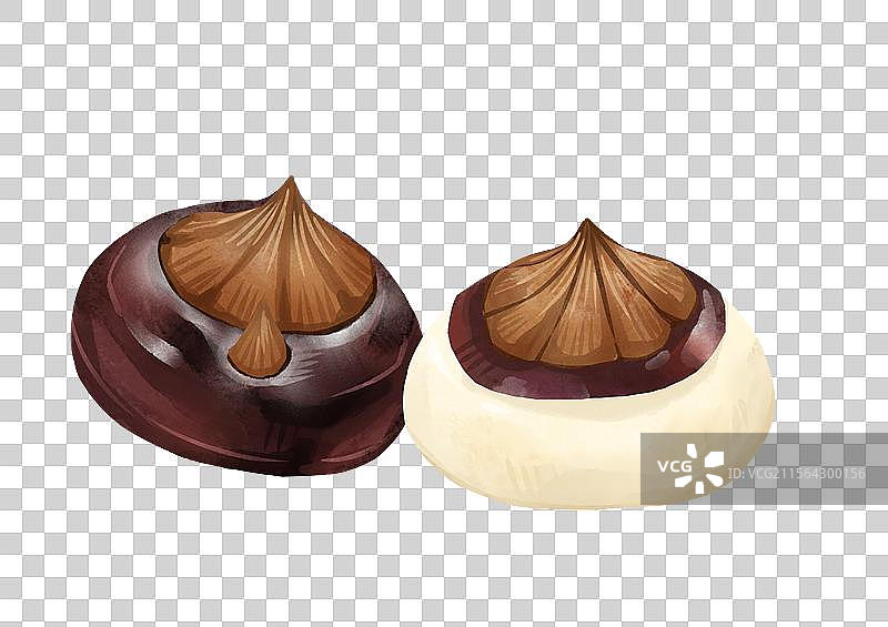 马蹄蔬菜水果美食食物手绘插画元素图片素材