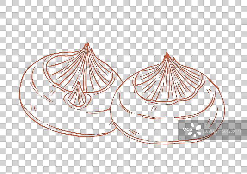 马蹄蔬菜水果美食食物手绘插画元素图片素材