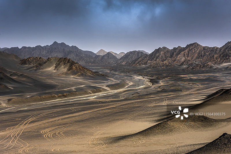 青海黑独山图片素材