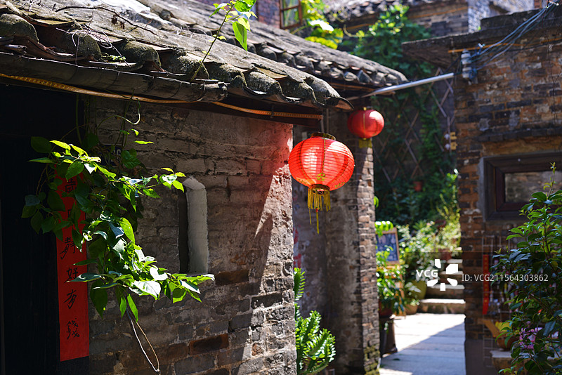 佛山南风古灶的庭院图片素材