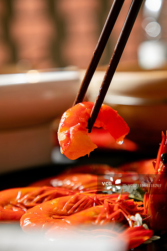 花雕醉虾花雕虾醉虾酒香虾大虾基围虾浙菜绍兴菜美食本帮菜图片素材