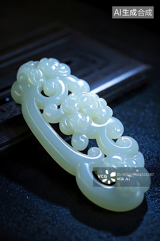 【AI数字艺术】精美玉石雕刻挂件图片素材