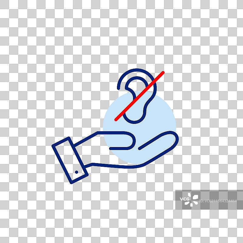 聋人手语交流图片素材