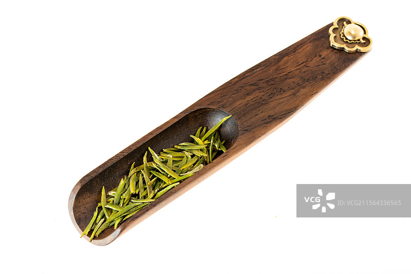 茶则中的汉中仙毫茶叶西乡仙毫图片素材