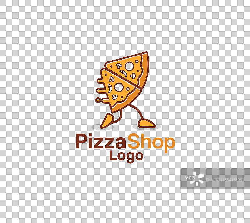 比萨店标志设计图片素材