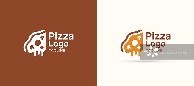 比萨店标志设计图片素材