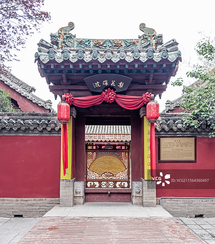 山西省永济市普救寺景观图片素材